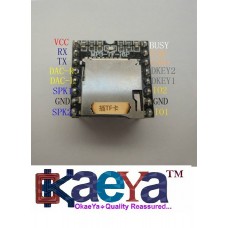 OkaeYa MP3 Module U Disk Module TF Card Module MP3 Serial Port Module MP3-TF-16P